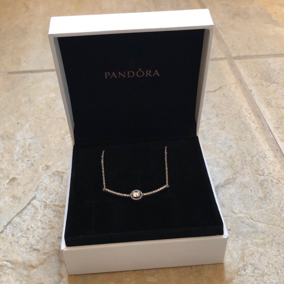 Pandora Jewelry - Pandora Round Sparkle Necklace